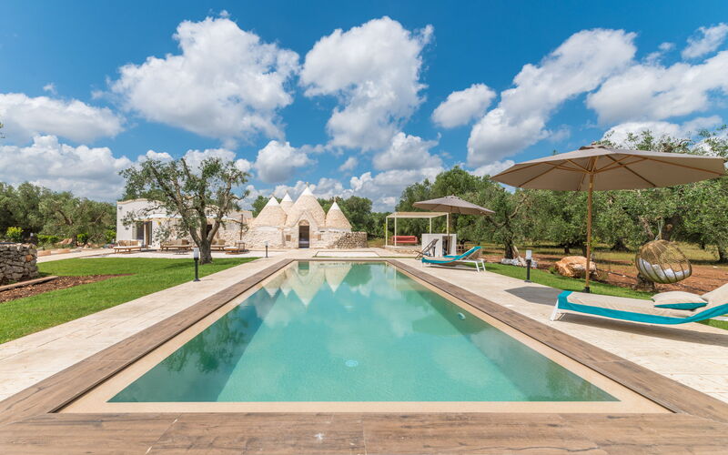 Trulli with private pool